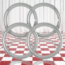 16 Ss Polished 1 12 Deep Wheel Trim Rings Qty Four 16 Ss Polished 1 12 Deep Wheel Trim Rings Qty Four