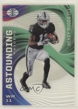 2020 Panini Illusions Astounding Emerald Henry Ruggs III #A9 ib6