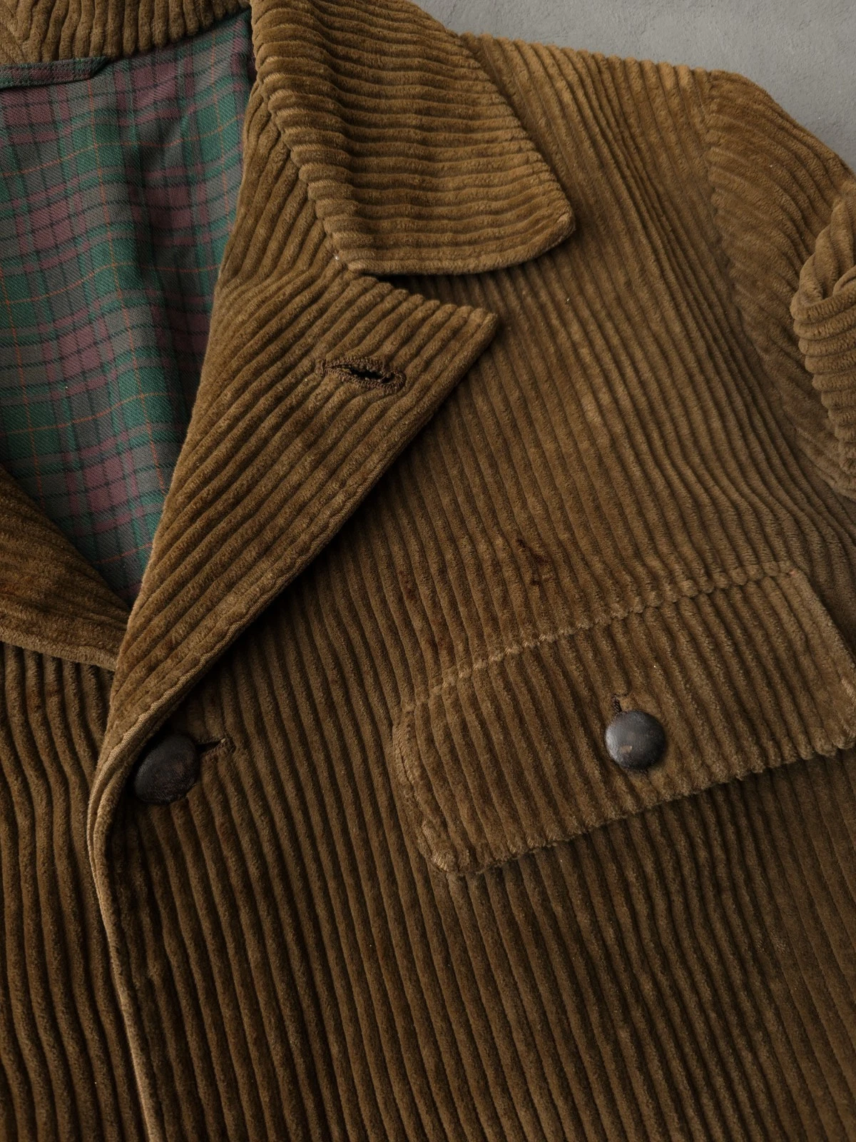 Vintage 1960s Camox Confezioni Brown Corduroy Barnstormer Work Jacket Men's L - product detail image 14