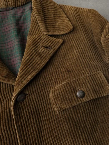 Vintage 1960s Camox Confezioni Brown Corduroy Barnstormer Work Jacket Men's L image 14