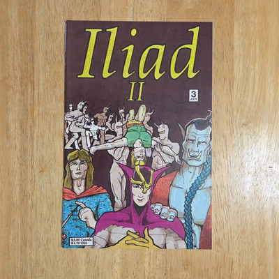 Iliad 2 #3 Vintage Collector's Wraparound Cover Micmac Comics 1986