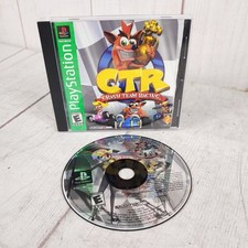 CTR Crash Team Racing Greatest Hits PS1 - DISC + MANUAL ONLY - Sony Playstation