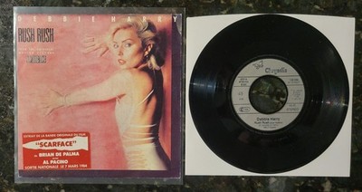 Debbie Harry Blondie RARE 1984 7'' 45 Rush Rush FRANCE Chrysalis 106 065 EX++/NM