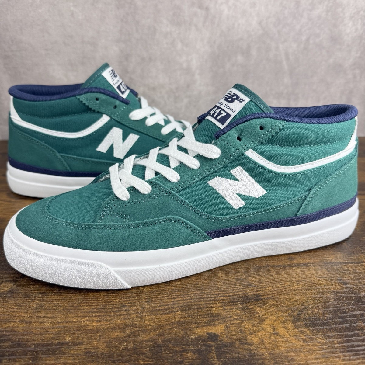 NEW New Balance Numeric 417 x Franky Villani Vintage Teal White