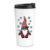 Gonk Gnome Rot Festliche Santa Weihnachten Reise Becher Tasse Weihnachtsmann