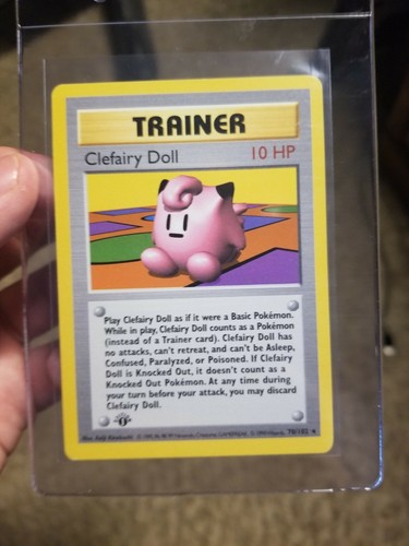 Clefairy Doll Trainer 1ST EDITION 