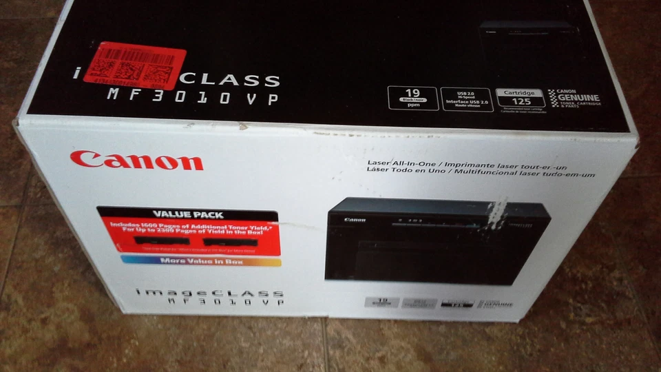 Canon imageCLASS MF3010 Value Pack  All-In-One Monochrome Laser Printer - Image 4 of 4
