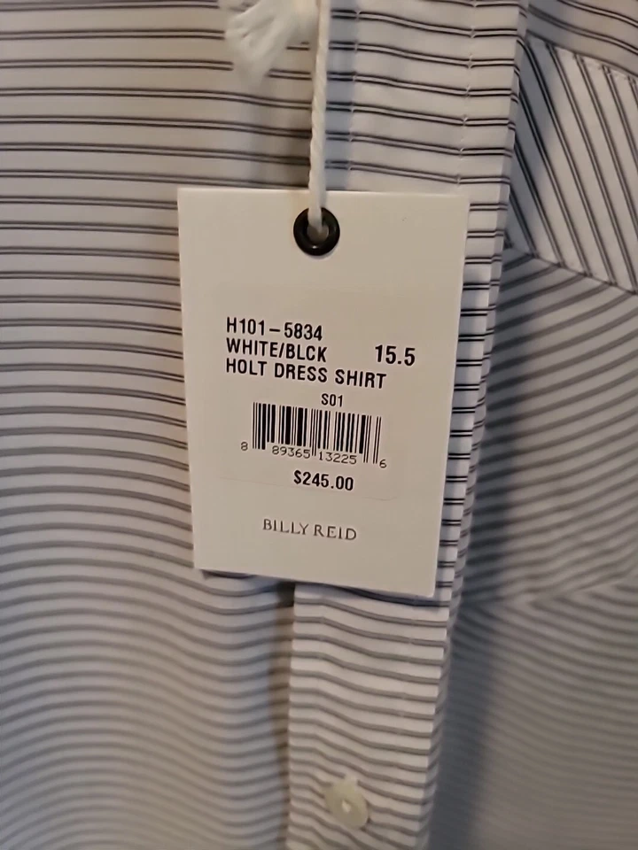 Billy Reid Dress Shirt 15.5 - Image 3 of 4