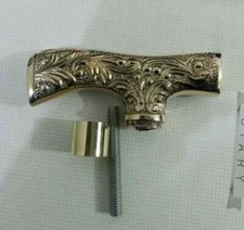 Only Handle Victorian brass designer handle for cane walking stick vintage
