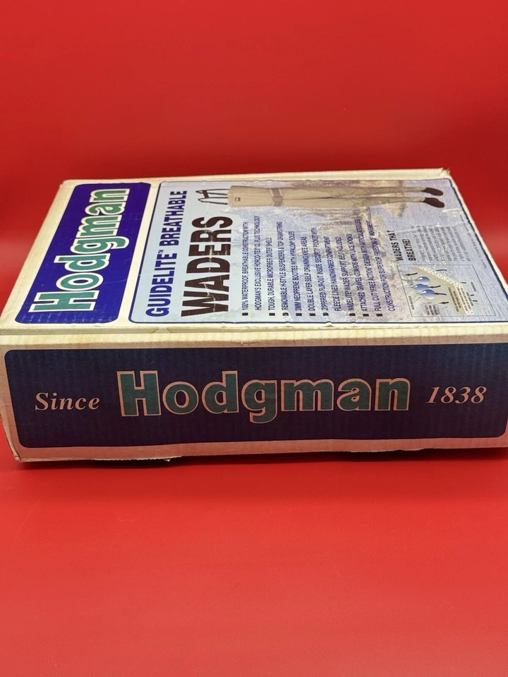NEW Hodgman Chest Waders Mens Large Stretch Lite Breathable Belt Stocking Feet - Image 4 of 4