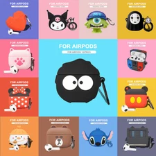 Cute Cartoon Silicone Earphone Case For Airpods Pro 1/2 Cover For Airpods 1 2 3