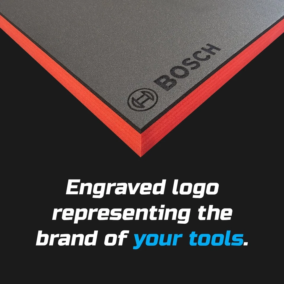 BOSCH shadow foam tool tray insert storage organizer toolbox tool kit set - Image 3 of 4