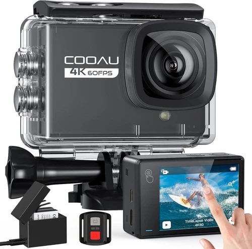 COOAU Nuova Action Cam 4K WiFi 24MP Touch Screen 40M con EIS Stabilizzazione - Foto 1 di 8