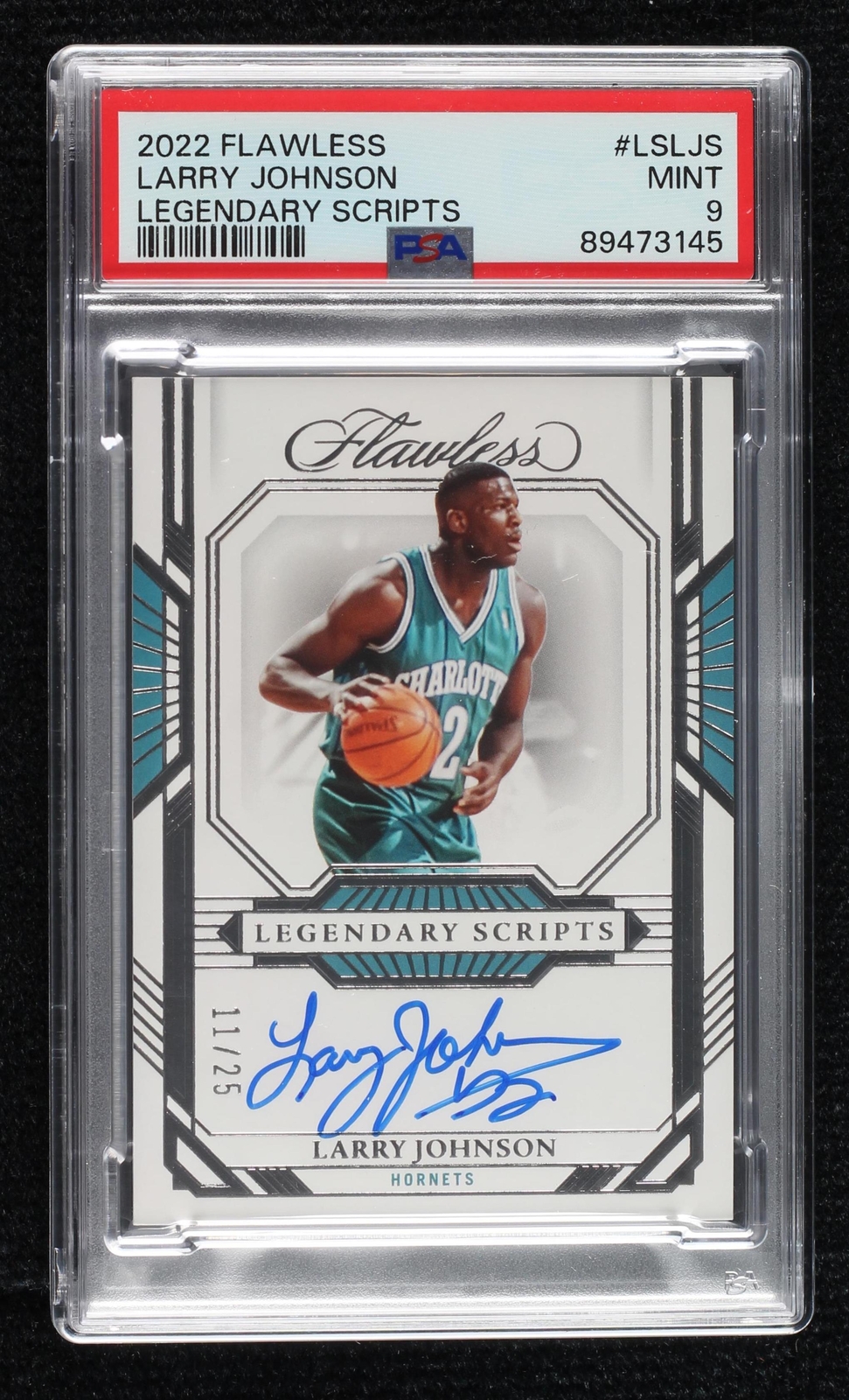 2022-23 Panini Flawless - Legendary Scripts #LS-LJS Larry Johnson /25 ...