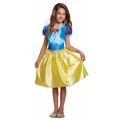 Disney Offizielles Classic Schneewittchen Kostüm Für Kinder Mädchen Karneval