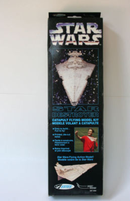 1996 STAR WARS Star Destroyer Catapult Flying Model Kit Complete in Box by Estes