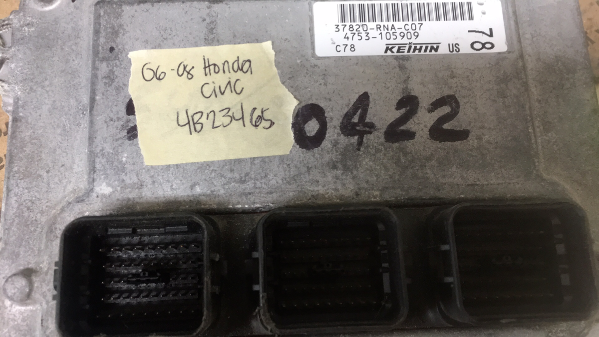 37820-RNA-C07 ecm ecu computer 2006-2008 Honda Civic | eBay