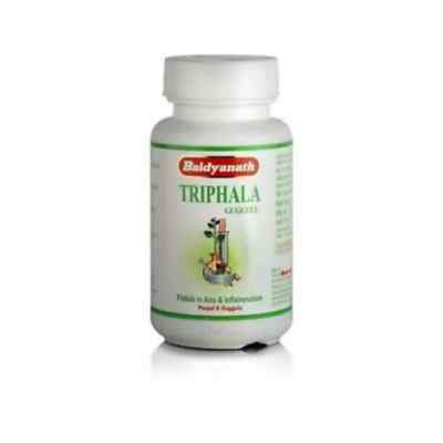 Baidyanath Triphala Guggulu (80 Tabs) For Intestinal Worms & Weight Loss