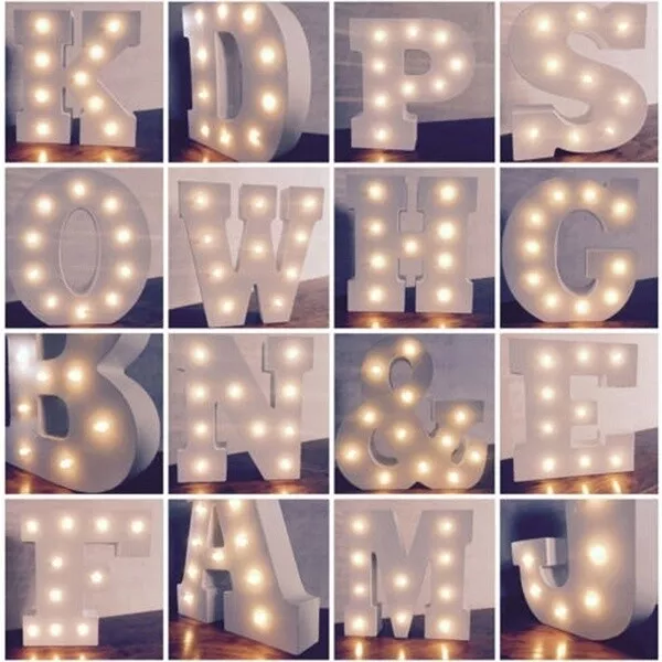Letter light for wall deals