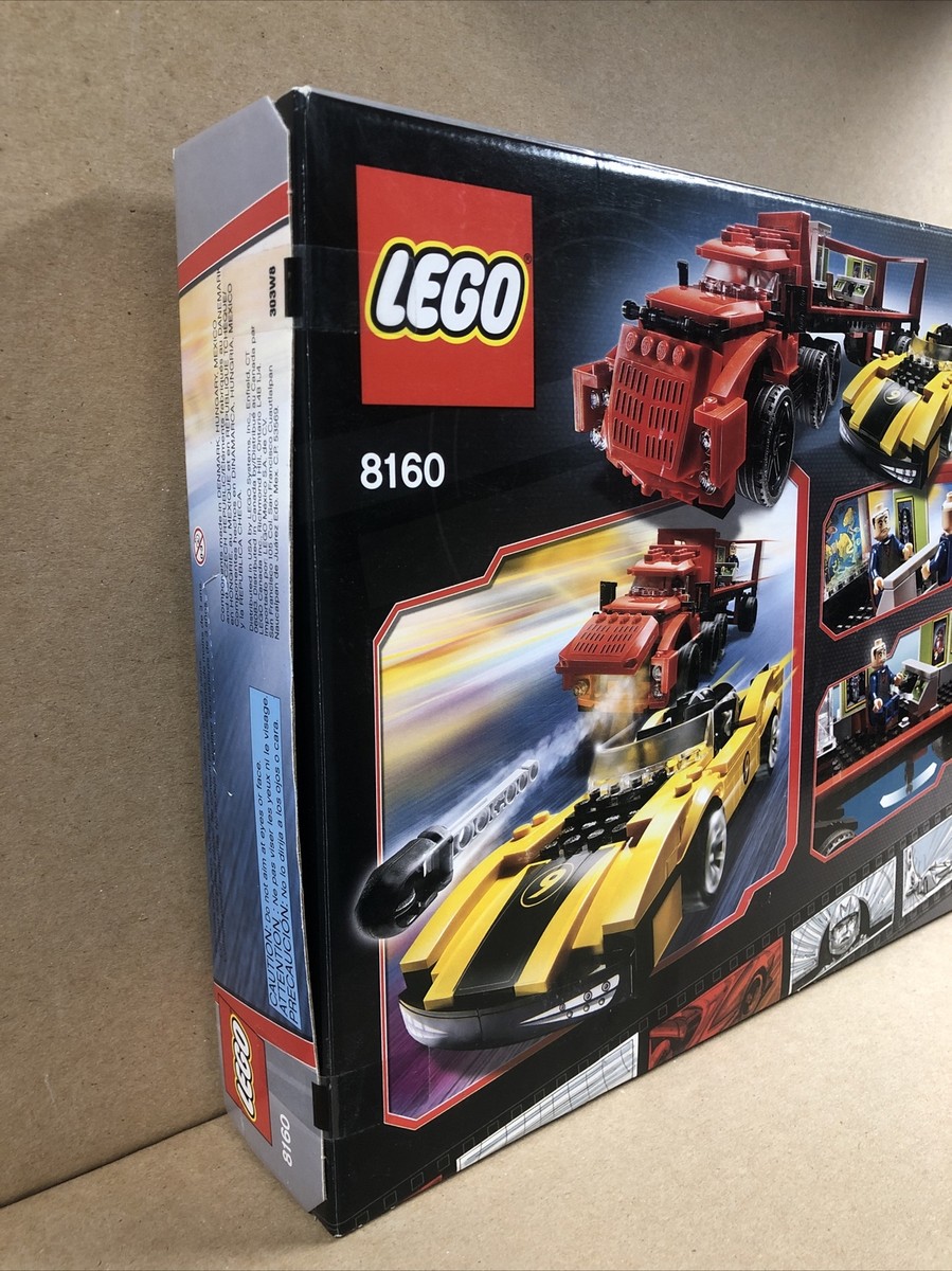 Lego 8160 Speed Racer Cruncher Block & Racer X - New Sealed