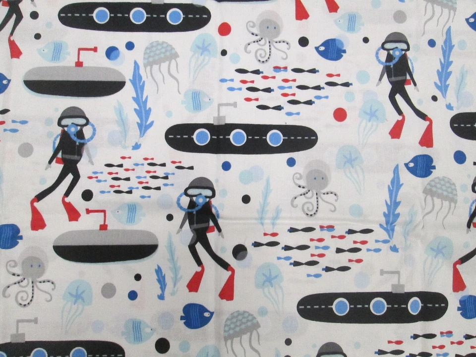 COME DIVE WITH ME - Whistler Studios- 'Down on the Farm' - 1/2 YD - COTTON - Image 2 of 4