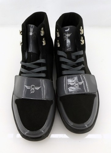 Creative Rec Shoes Cesario High Black/Gray Sneaker Mismatched 10/9 - Picture 4 of 8