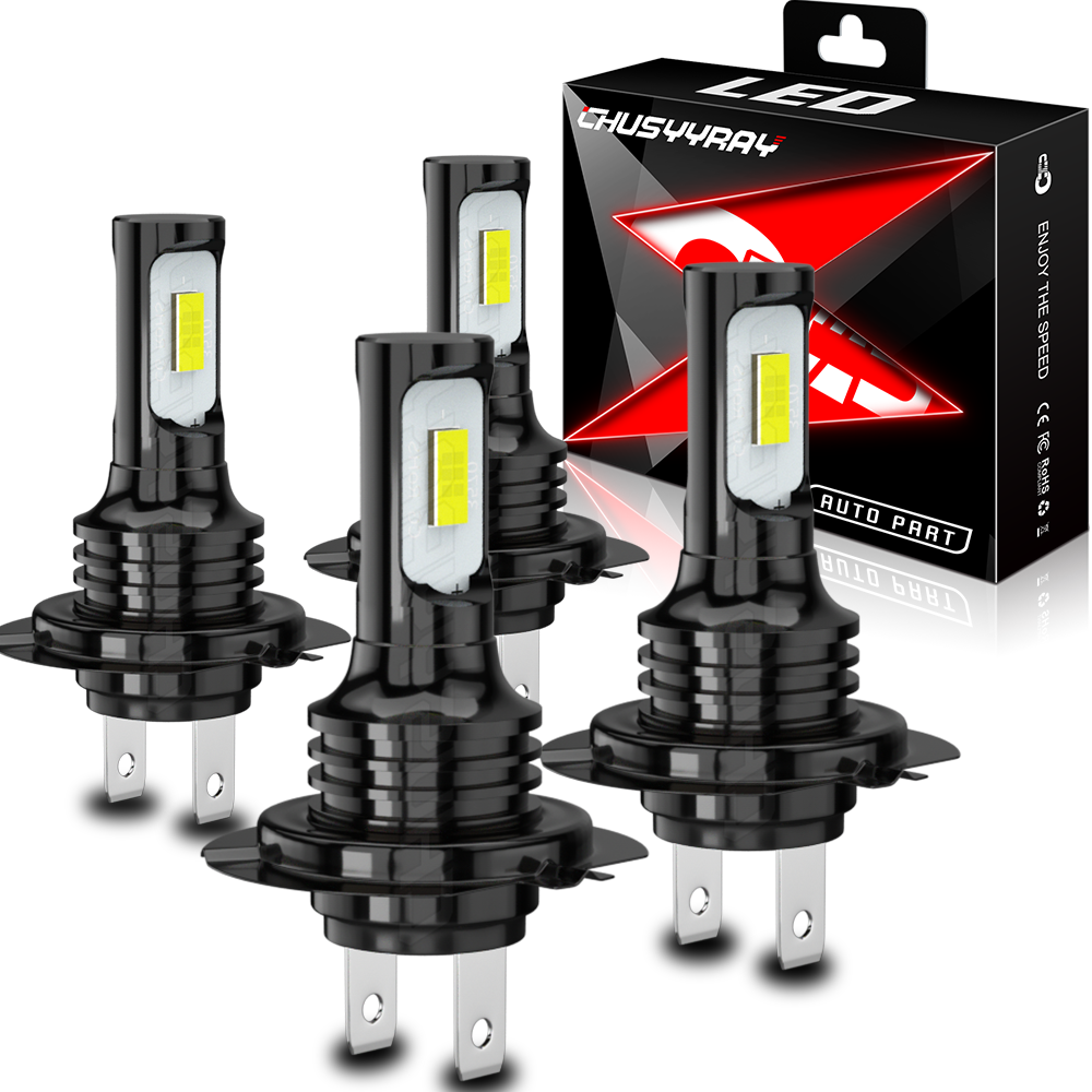 WHITE LED Headlight High Low Beam+Fog Light Bulbs Combo kit For Mercedes-Benz