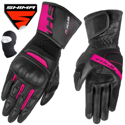 Motorradhandschuhe | SHIMA STX 2.0 LADY | Leder Motorrad Handschuhe Damen XS-XL