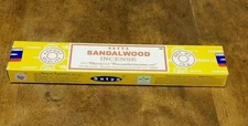 Satya Sai Baba Nag Champa Sandalwood 15g 15 Gram Box 12 Incense Sticks NEW