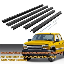 8ft Bed Floor Support Rails for 99-07 Chevy Silverado/GMC Sierra 1500/2500/HD