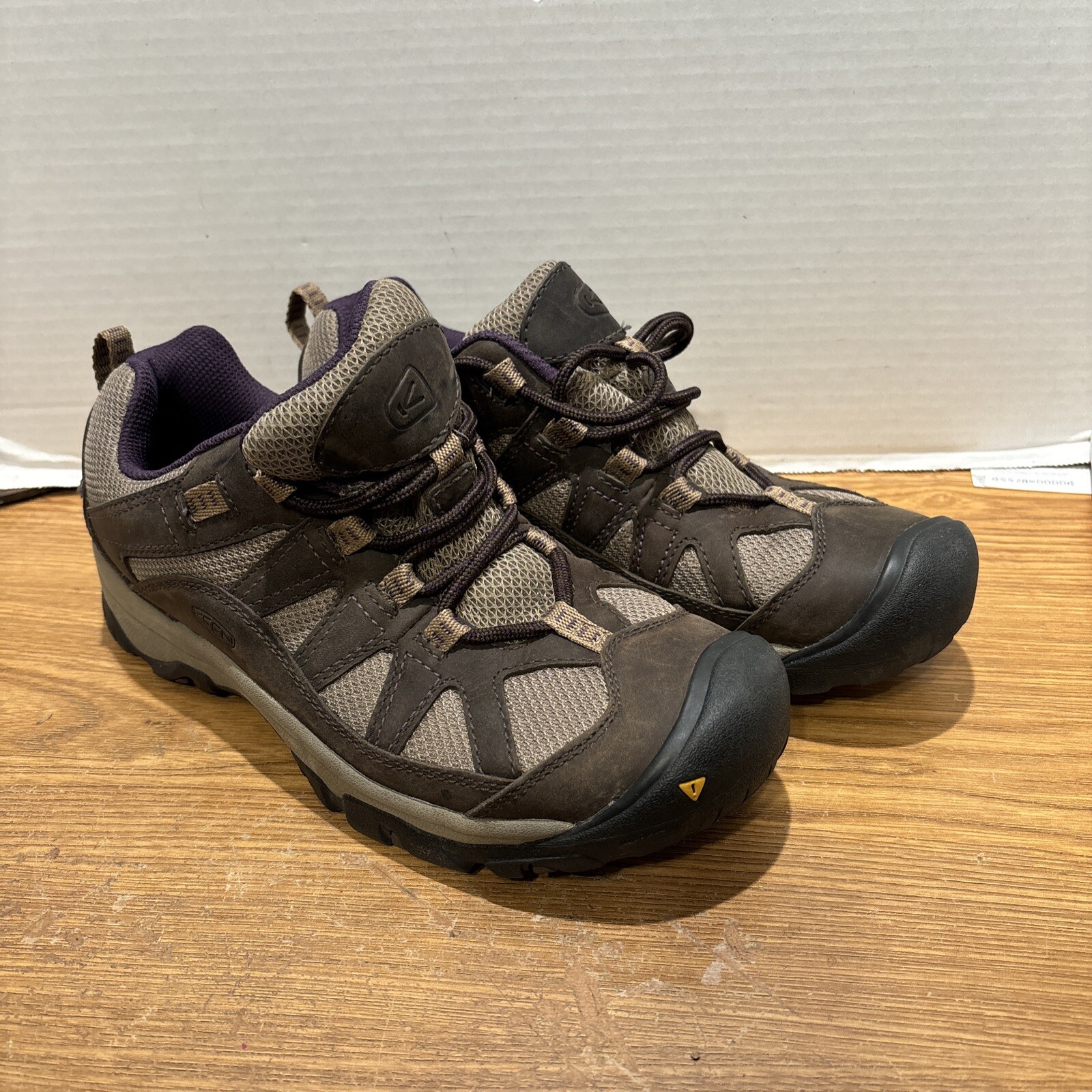 Scarpe da trekking Keen donna taglia 9 5 marrone viola palizzate outdoor 52016 BOSG