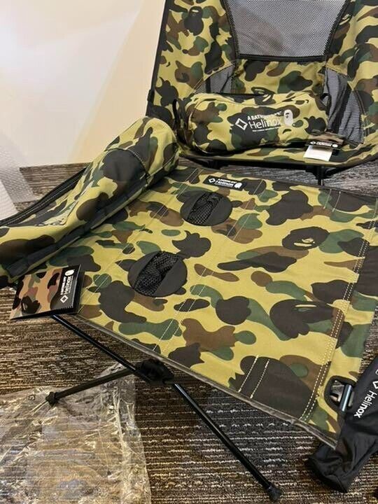 Helinox × A BATHING APE Camping Camp Chair Table Set *NEW Helinox × A BATHING APE Camping Camp Chair Table Set *NEW