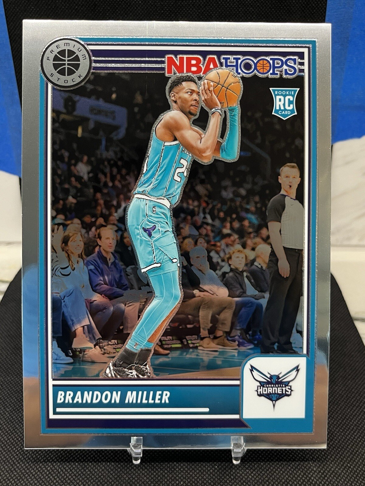 Brandon Miller 2023-24 Panini NBA Hoops Premium JUMBO BOX TOPPER - #284 Rookie