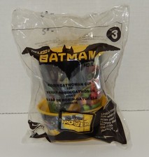 2017 McDonald's Happy Meal Toy Lego Batman Movie 3 robin catwoman cup MIP