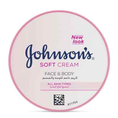 Johnson's 24 hour Moisture Soft Cream Reduce Skin Tightness and Flakiness 200 ml