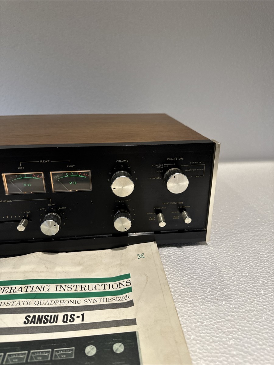 【ジャンク】Sansui　4チャンネルシンセサイザー　　QS-1 SANSUI QS-1の仕様 サンスイ