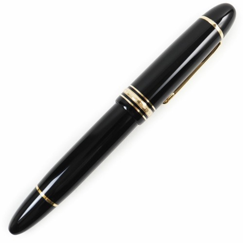 Montblanc Meisterstuck No.149 14K M White Star Fountain Pen Black Gold Used - 第 14/24 張圖片