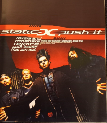 static ポスター STATIC X ORIGINAL (UNFRAMED) 1999 magazine PROMO AD | eBay
