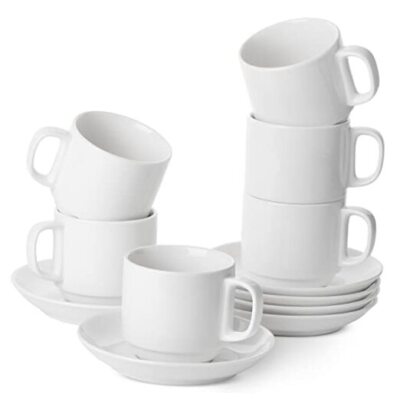 BTaT- Floral Tea Cups And Saucers, 7 Oz, Tea Cups Jamaica