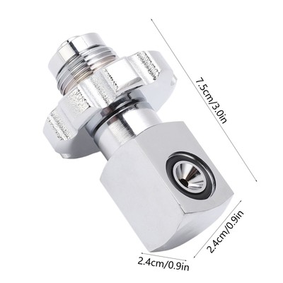 Kupfer 3500PSI Scuba Diving Din G5/8 Stecker auf Yoke CGA850 Stecker Füllad EG
