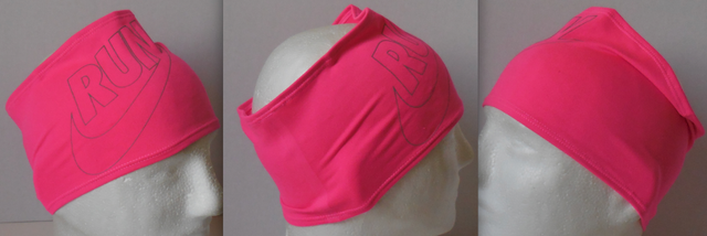 Nike Dri-fit Swoosh Running Headband HYPER Pink/silver Adult OSFM for sale online | eBay