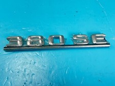 Mercedes Benz W126 380SE 380 SE Trunk Emblem Part # 1268170315 Genuine NOS