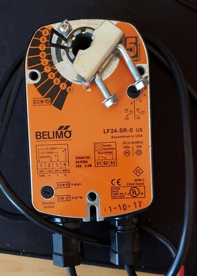 BELIMO LF24-SR-S  Spring Return Damper Actuator with NO / NC Contacts