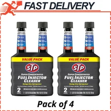 4Pcs STP Super Concentrated Fuel Injector Cleaner - 5.25 fl oz Best Fuel Cleaner