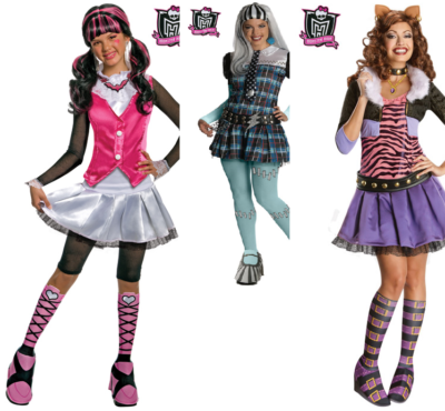 Monster High Adult Costumes Draculaura, Frankie Stein  display picture 3