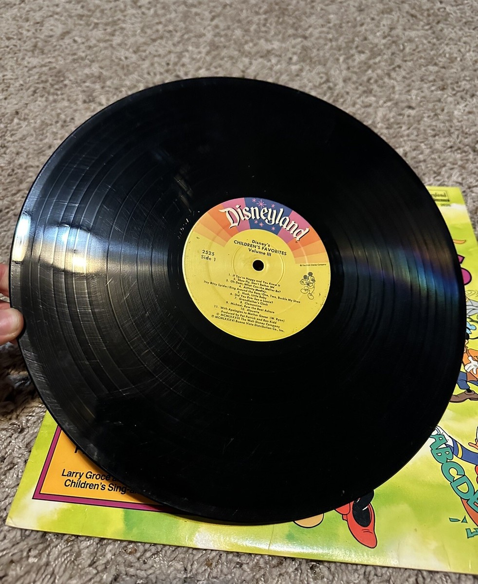 1986 Disney's Children's Favorites Vol 3 Vinyl 12