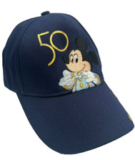 Disney Parks WDW 50th Anniversary Mickey Mouse Baseball Cap Hat Youth Kids - NEW
