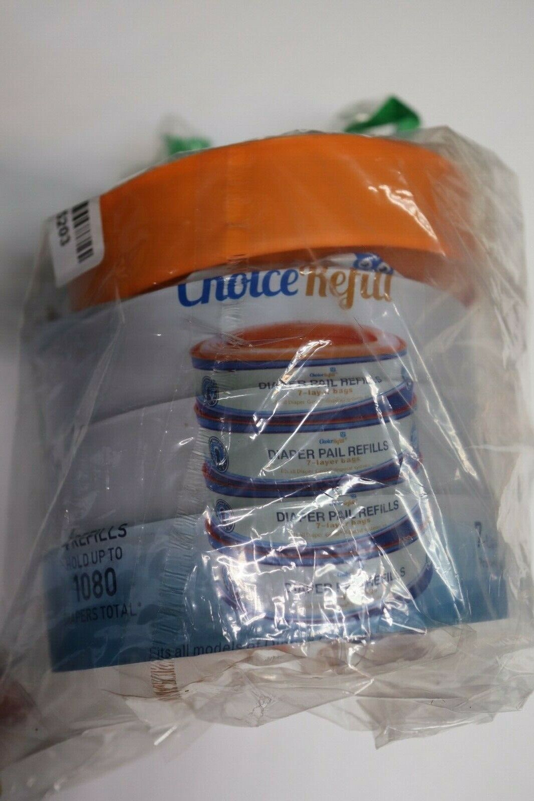 ChoiceRefill Compatible with Diaper Genie Pails 4-Pack 1080 Coun