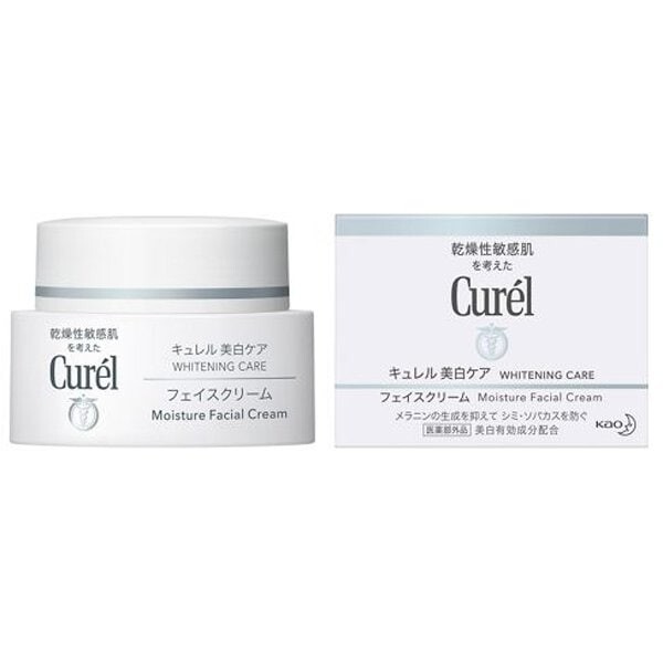 KAO Curel Moisture Facial Cream Whitening Care 40g Made in