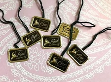 Rare CORO Original Hang Tags (set of four),vintage Coro tags,designer tags #G9